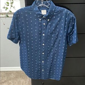 Button up, with a paisley pattern